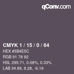 Color code: CMYK 1 / 15 / 0 / 64 | qconv.com