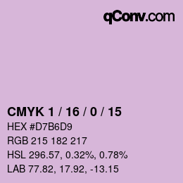 Color code: CMYK 1 / 16 / 0 / 15 | qconv.com