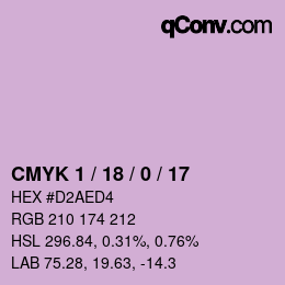 Color code: CMYK 1 / 18 / 0 / 17 | qconv.com