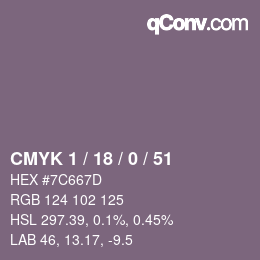 Color code: CMYK 1 / 18 / 0 / 51 | qconv.com