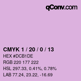 Color code: CMYK 1 / 20 / 0 / 13 | qconv.com