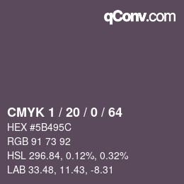 Código de color: CMYK 1 / 20 / 0 / 64 | qconv.com