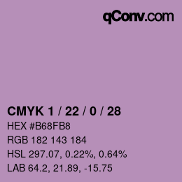 颜色代码: CMYK 1 / 22 / 0 / 28 | qconv.com
