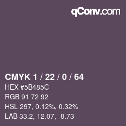 Color code: CMYK 1 / 22 / 0 / 64 | qconv.com