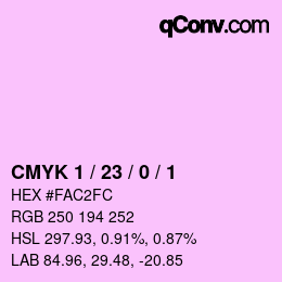 Color code: CMYK 1 / 23 / 0 / 1 | qconv.com