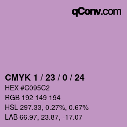 Color code: CMYK 1 / 23 / 0 / 24 | qconv.com