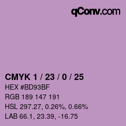 Color code: CMYK 1 / 23 / 0 / 25 | qconv.com