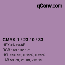 Color code: CMYK 1 / 23 / 0 / 33 | qconv.com