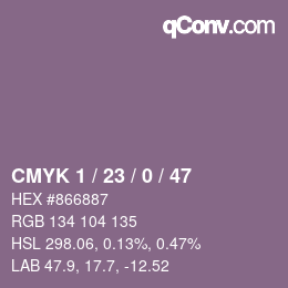 颜色代码: CMYK 1 / 23 / 0 / 47 | qconv.com
