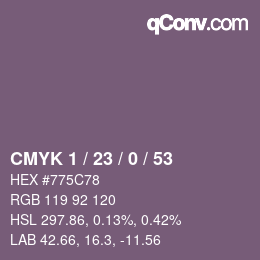 颜色代码: CMYK 1 / 23 / 0 / 53 | qconv.com