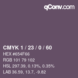 Color code: CMYK 1 / 23 / 0 / 60 | qconv.com
