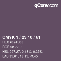 Color code: CMYK 1 / 23 / 0 / 61 | qconv.com