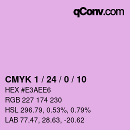 カラーコード: CMYK 1 / 24 / 0 / 10 | qconv.com