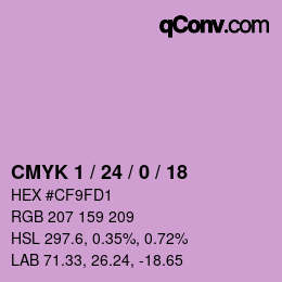 颜色代码: CMYK 1 / 24 / 0 / 18 | qconv.com