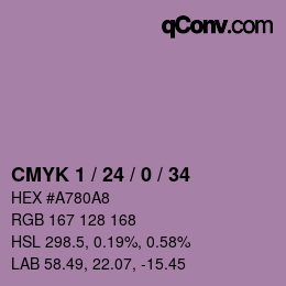カラーコード: CMYK 1 / 24 / 0 / 34 | qconv.com