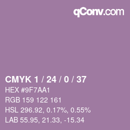 Color code: CMYK 1 / 24 / 0 / 37 | qconv.com