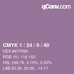 カラーコード: CMYK 1 / 24 / 0 / 40 | qconv.com