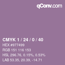 Color code: CMYK 1 / 24 / 0 / 40 | qconv.com