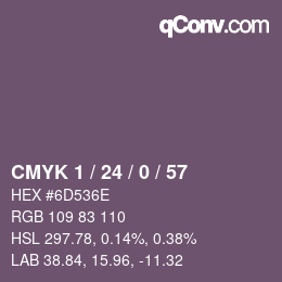 カラーコード: CMYK 1 / 24 / 0 / 57 | qconv.com