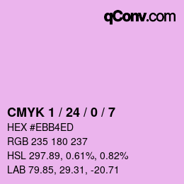Color code: CMYK 1 / 24 / 0 / 7 | qconv.com