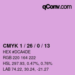 カラーコード: CMYK 1 / 26 / 0 / 13 | qconv.com