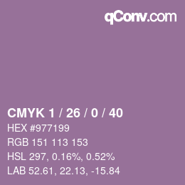 Color code: CMYK 1 / 26 / 0 / 40 | qconv.com