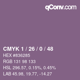 カラーコード: CMYK 1 / 26 / 0 / 48 | qconv.com