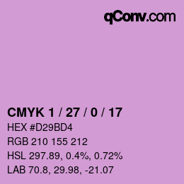 Color code: CMYK 1 / 27 / 0 / 17 | qconv.com