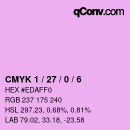 Color code: CMYK 1 / 27 / 0 / 6 | qconv.com