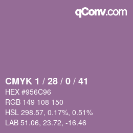カラーコード: CMYK 1 / 28 / 0 / 41 | qconv.com