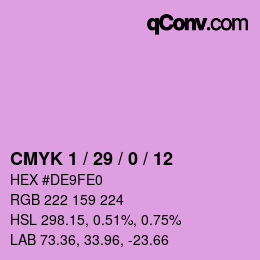 Color code: CMYK 1 / 29 / 0 / 12 | qconv.com