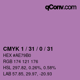 Color code: CMYK 1 / 31 / 0 / 31 | qconv.com