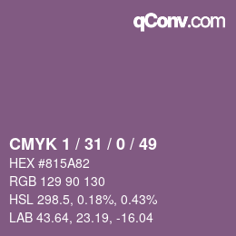 Color code: CMYK 1 / 31 / 0 / 49 | qconv.com