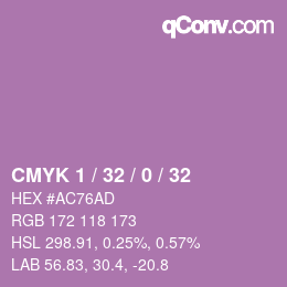 カラーコード: CMYK 1 / 32 / 0 / 32 | qconv.com