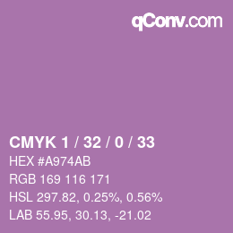 Color code: CMYK 1 / 32 / 0 / 33 | qconv.com