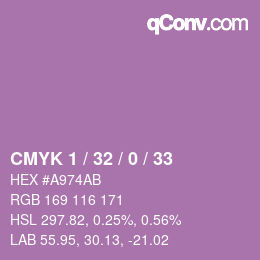 Color code: CMYK 1 / 32 / 0 / 33 | qconv.com