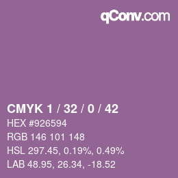 Farbcode: CMYK 1 / 32 / 0 / 42 | qconv.com