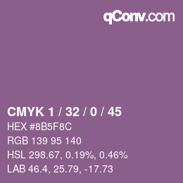 Color code: CMYK 1 / 32 / 0 / 45 | qconv.com