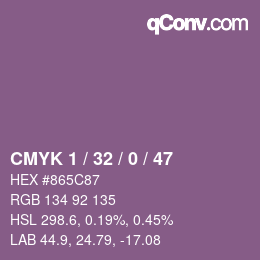 Color code: CMYK 1 / 32 / 0 / 47 | qconv.com