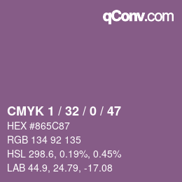 Color code: CMYK 1 / 32 / 0 / 47 | qconv.com