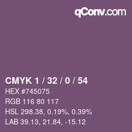Color code: CMYK 1 / 32 / 0 / 54 | qconv.com