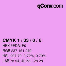 Color code: CMYK 1 / 33 / 0 / 6 | qconv.com