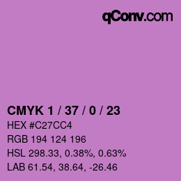 Color code: CMYK 1 / 37 / 0 / 23 | qconv.com