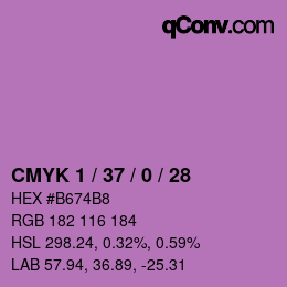 Color code: CMYK 1 / 37 / 0 / 28 | qconv.com