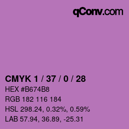 Color code: CMYK 1 / 37 / 0 / 28 | qconv.com