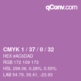 カラーコード: CMYK 1 / 37 / 0 / 32 | qconv.com