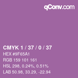 カラーコード: CMYK 1 / 37 / 0 / 37 | qconv.com