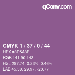 Color code: CMYK 1 / 37 / 0 / 44 | qconv.com