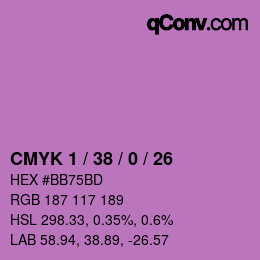 Color code: CMYK 1 / 38 / 0 / 26 | qconv.com