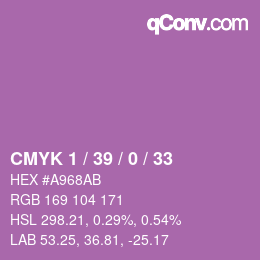 Color code: CMYK 1 / 39 / 0 / 33 | qconv.com